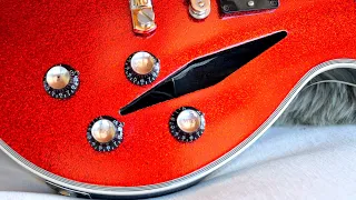 I Didn't Know About THIS Model! | 1996 Gibson Les Paul Florentine Diamond Sparkle Series Red