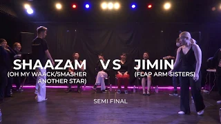 SHAAZAM(OH MY WAACK) VS JIMIN(FLAP ARM SISTERS)ㅣSEMI FINALㅣ추억의 '5000원빵' 왁킹배틀