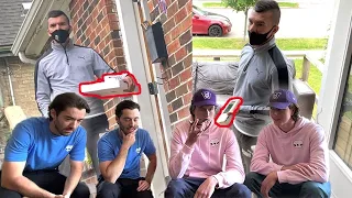 TIME TRAVELLER PRANK ON DELIVERY DRIVER- DOUBLE TWINS