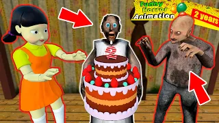 Happy Birthday Channel :)) Funny Horror Animation 2 years !! Granny, Ice Scream and all friends