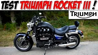 #Moto Vlog 148 : TEST TRIUMPH ROCKET 3 180 CH / CE MOTEUR ASPIRE TOUT L'AIR ! 😂