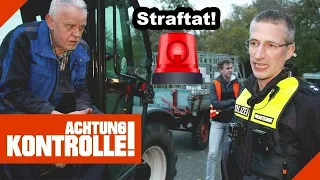 🚨 Straftat! 🚨 Schild fehlt und Trecker verliert TEILE! |2/2| Kabel Eins | Achtung Kontrolle