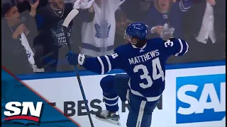 Auston Matthews Cranks Home First Goal Of Playoffs To Extend Maple Leafs Lead Over Lightning