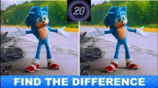 Find the difference game SONIC THE HEDGEHOG The Movie 2020 (Part 2)