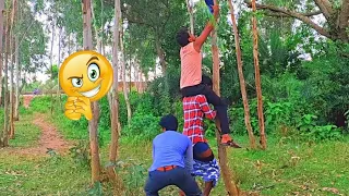 TRY TO NOT LAUGH CHALLENGE Must watch new funny video 2020_by fun sins।village boy comedy video।ep27