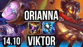 ORIANNA vs VIKTOR (MID) | 12/2/9, 700+ games, Dominating | KR Master | 14.10