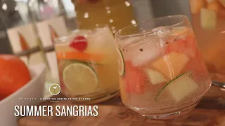 Mixology 101 - Summer Sangrias