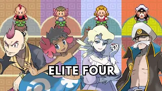 Pokemon Emerald- All Elite Four battles (1st to 4th)