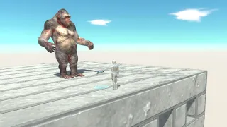 FPS Pulse Blaster vs ALL UNITS on Wobbly Building Animal Revolt Battle Simulator