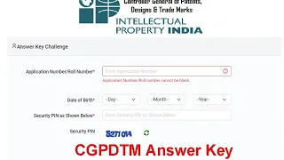 CGPDTM Mains Answer Key 2024 PDF Download, Exam Key, Objections