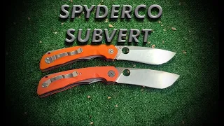 Svyatoslav Lebedev presents... SPYDERCO SUBVERT (два брата из Китая)