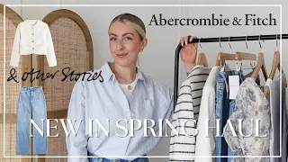 WHAT'S NEW IN MY WARDROBE| ABERCROMBIE, H&M, ARKET, &OTHERSTORIES| SPRING HAUL| Katie Peake