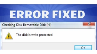 Remove Write Protection on  USB Flash drive