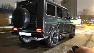 Крутейший выхлоп с регулировкой звука на Mercedes G63 2015 года