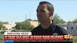 Road rage shooting leaves 8-year-old girl in critical condition