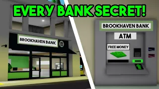 Every BANK Secret In BROOKHAVEN...