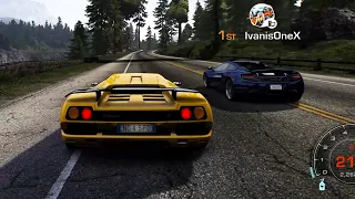 Diablo vs McLaren MP4 12C Duel