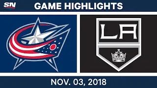 NHL Highlights | Blue Jackets vs. Kings– Nov. 3, 2018