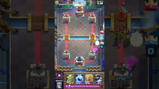 Clash royale- Mega knight vs elite barbarians