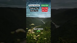 Living on a $100,000 Salary After Taxes in West Virginia #westvirginia #democrat #republican #viral