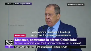 Atacul Rusiei la adresa Moldovei continuă. Lavrov: Aproape toți miniștrii au cetățenie română