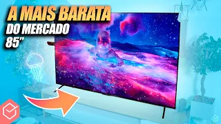 GIGANTE!! Essa é a TV de 85” MAIS BARATA DO MERCADO! // TCL P745