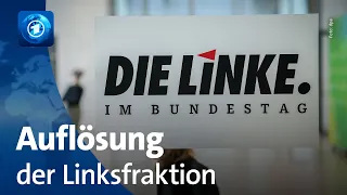 Linke im Bundestag will Auflösung der Fraktion beschließen