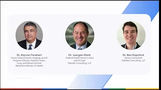 Deloitte and NIH at the 2024 Google Cloud Healthcare Symposium