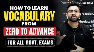 💯 Best Method to Improve Vocabulary | SSC CGL/CHSL/CPO/MTS | Bank PO/Clerk | NDA/CDS | Tarun Grover