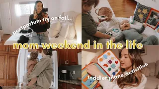 Weekend vlog | mom life, home reno’s, packing, girl talk...