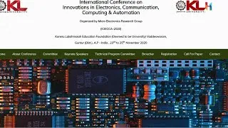 International Conference on Innovations in Electronics, Communication, Computing & Automation