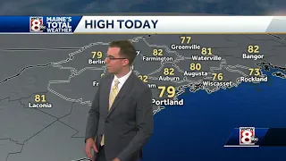 Mix of sun and clouds, temps. near 80 for Wednesday
