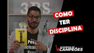 DICAS PARA SER MAIS DISCIPLINADO  | O que FAZER para ser MAIS DISCIPLINADO com Joel Jota