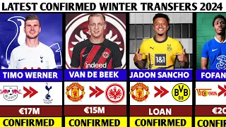 🚨LATEST ALL CONFIRMED TRANSFER NEWS JANUARY 2024, JADON SANCHO BACK TO DORTMUND 🚨