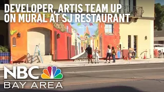 Developer Teams With Artist on New Mural at San Jose Restaurant