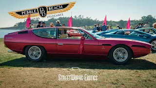 Italian Elegance: Lamborghini Espada's Day in the Pebble Beach Sun!