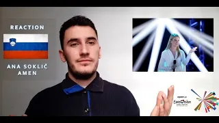 REACTION: Ana Soklič - Amen (Slovenia: Eurovision 2021)