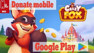 Донат в Crazy Fox через Google Play в 2023 /2024 году. Самый надежный, удобный способ в России.