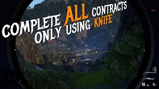 sniper ghost warrior contracts - all contracts only using knife really tricky - challenge 18
