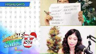 Marielle, Maru, Ana and Kristof have fun playing 'Word Puzzle' | Showtime Online U