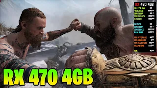 GOD OF WAR - RX 470 4GB - i5 3570 - 16GB Ram - Best Setting - 1080p