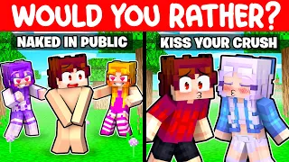 I Played Would You Rather With MY CRAZY FAN GIRLS (Minecraft)