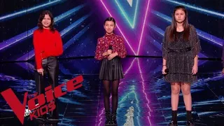 Céline Dion - J'irai où tu iras - Thaïs, Sara et Luna | The Voice Kids 2022 | Battles