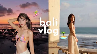 BALI TRAVEL VLOG🏝 THINGS TO DO IN CANGGU ｜surfing, cafe, airbnbtour, beach club 🏄‍♀️✨🏖👙