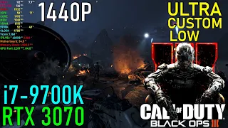 Call of Duty Black Ops 3 RTX 3070 & 9700K 4.7GHz - Max Settings 1440P