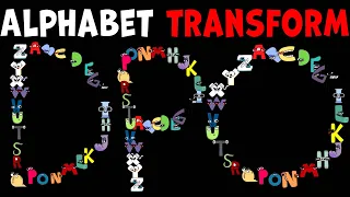 Alphabet Lore Snakes transform Letters from All Letters (A-Z)