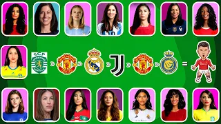 (Part 2) Guess The SONG WOMAN VERSION and CLUB TRANSFERS of Football Players|Neymar,|Ronaldo, Messi