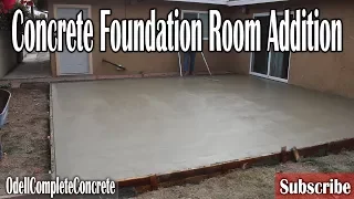 How to Build, Setup and Pour a Room Addition Foundation