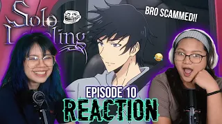 JINWOO SCAMMED!! 🤣🤣 |  Solo Leveling Episode 10 Reaction | 1 x 10 ''What IS This? A Picnic?"