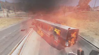Bus explosion - BeamNG.drive